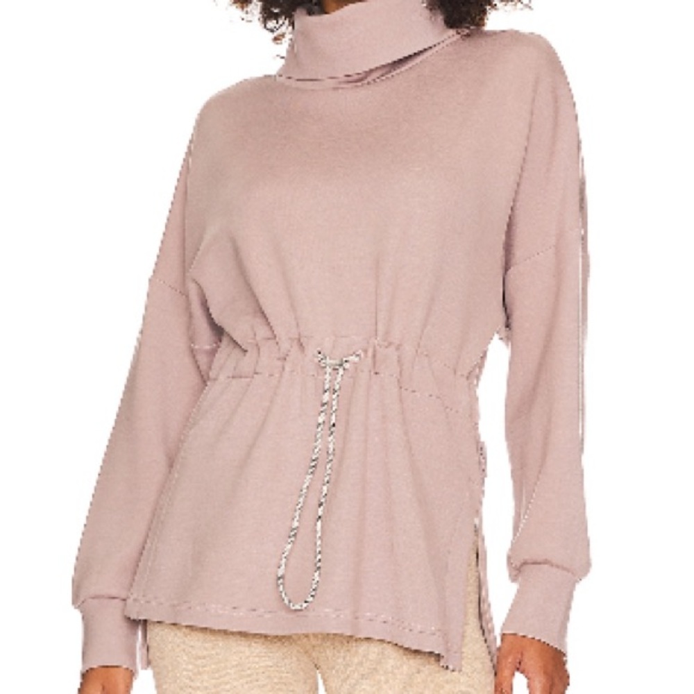 Varley Freya Cinched Waist Sweatshirt, XS, sphynx